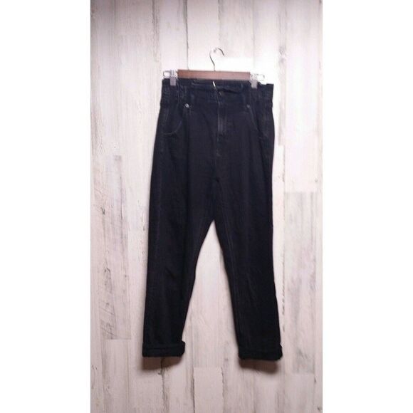 Women’s Size 0 American Eagle Black High Waisted Mom Jeans - Picture 1 of 11